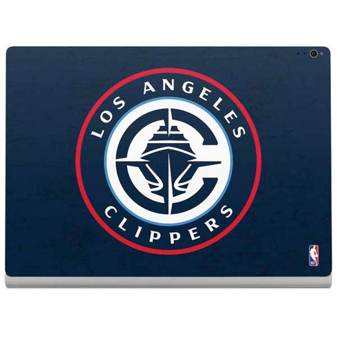 NBA Los Angeles Clippers Distressed Blue Surface Book 2 15in Skin